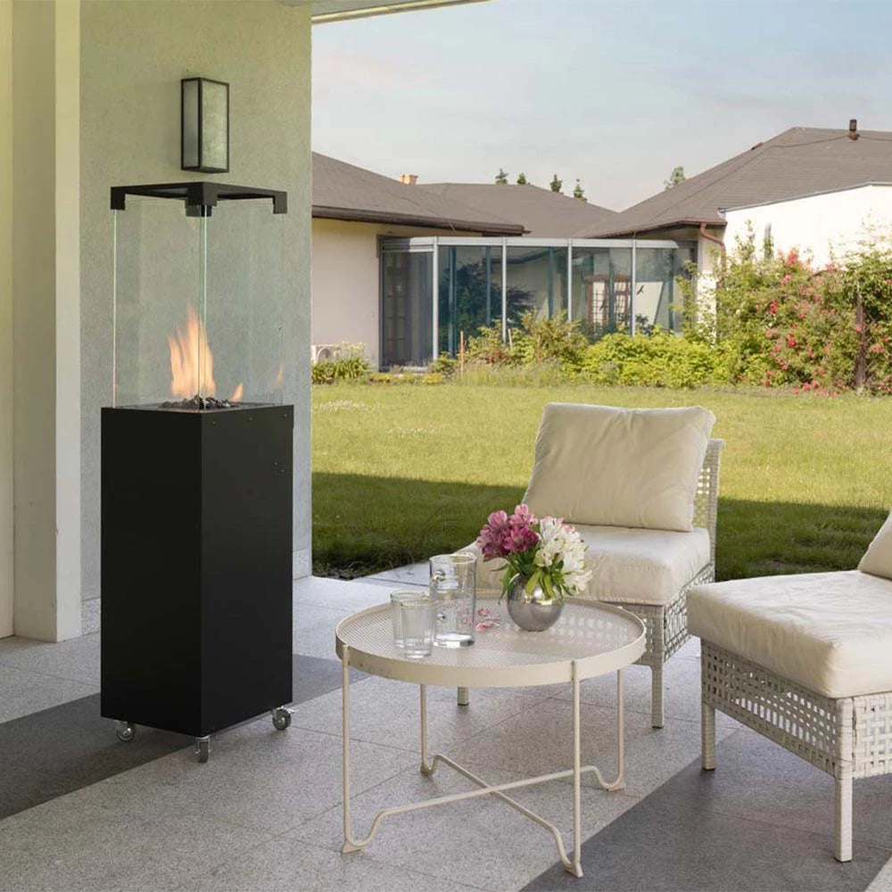 Faro Outdoor-Gaskamin - Jet Black