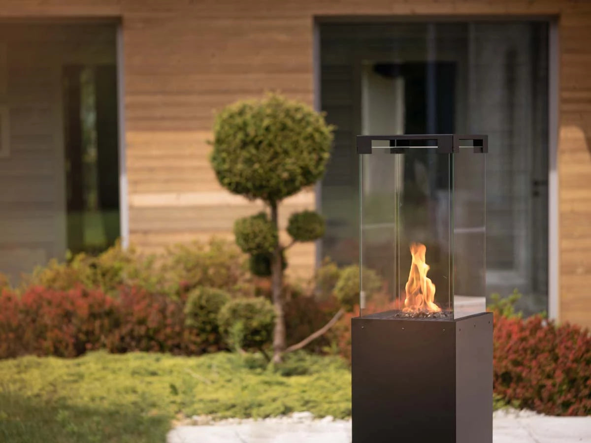 Faro Outdoor-Gaskamin - Jet Black