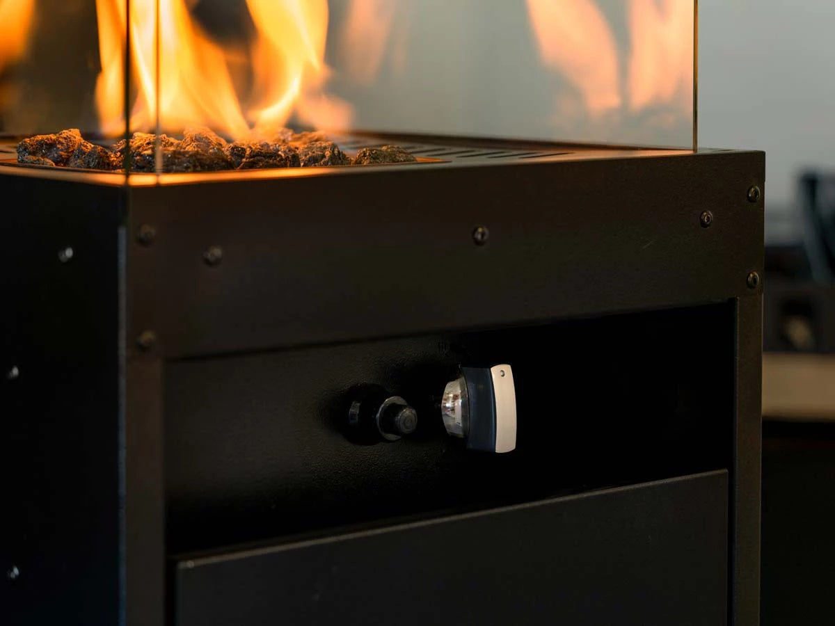 Faro Outdoor-Gaskamin - Jet Black