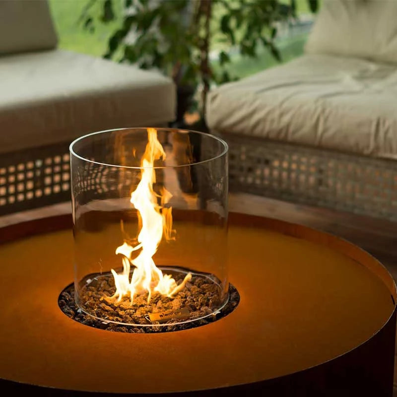 Galio Feuerstelle Glaszylinder und Installationssatz