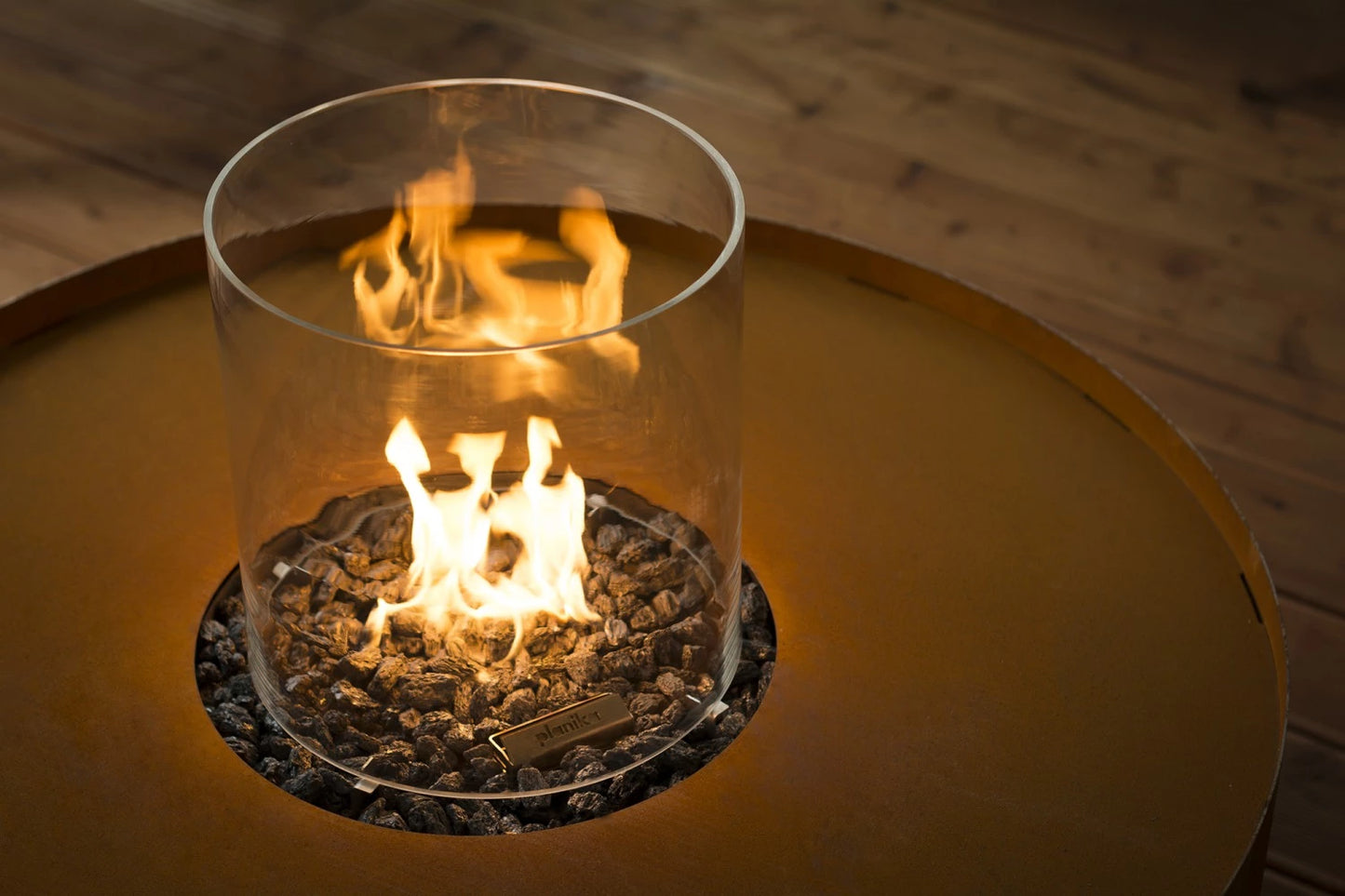 Galio Feuerstelle Glaszylinder und Installationssatz