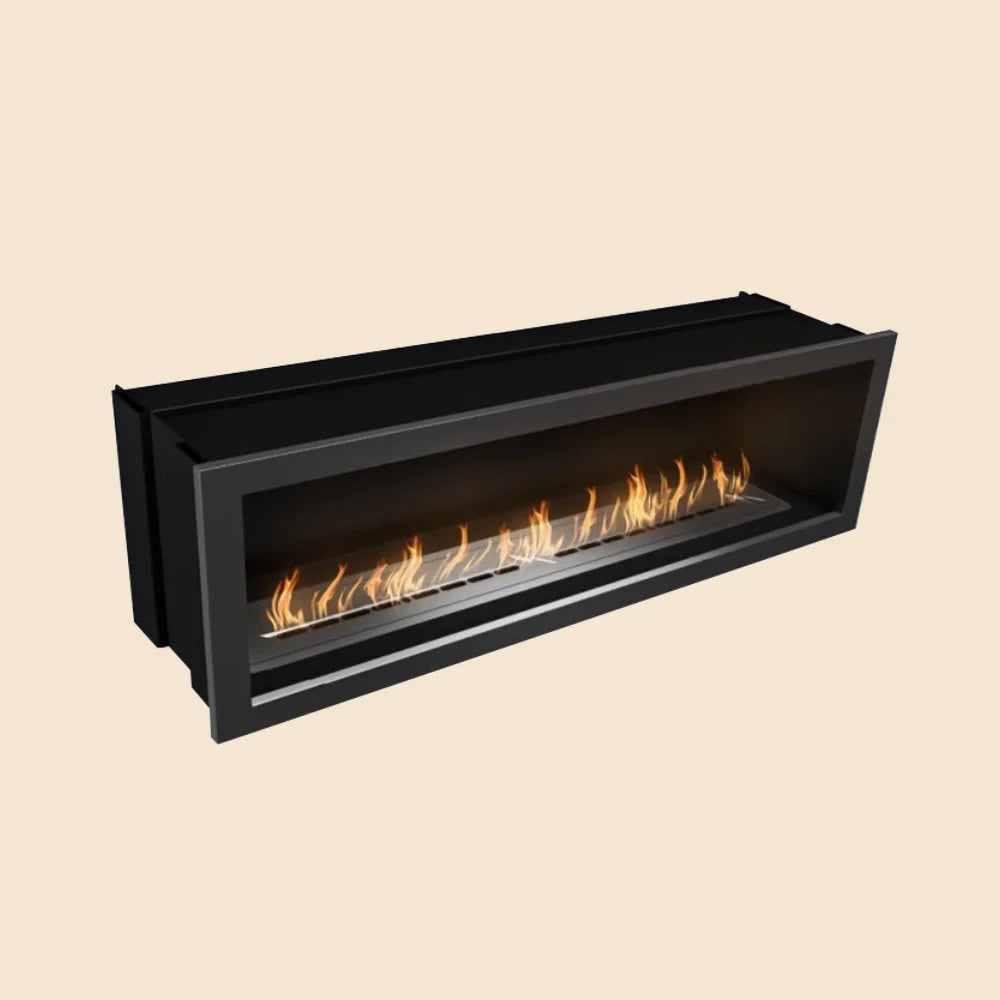 Icon Fires Slimline Firebox SFB1650 - Stahl