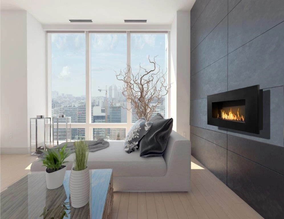 Icon Fires Nero 1150 Wandhängend - Schwarz