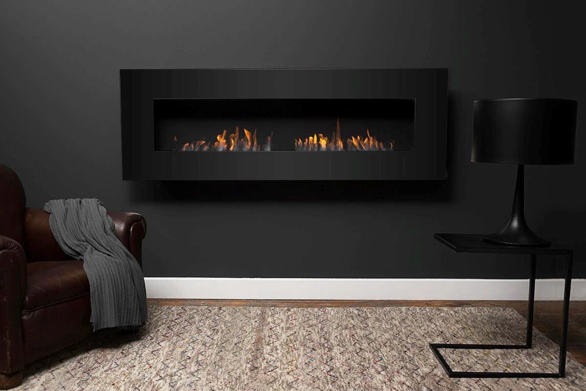 Icon Fires Nero 1750 Wandhängend - Schwarz