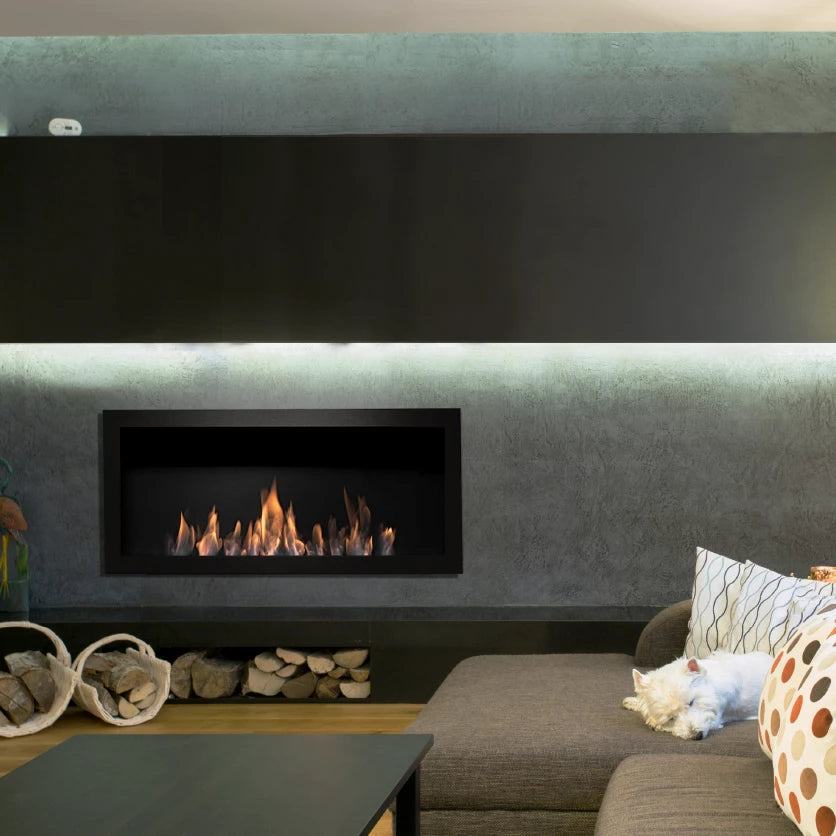 Icon Fires Slimline Firebox SFB1350 - Schwarz